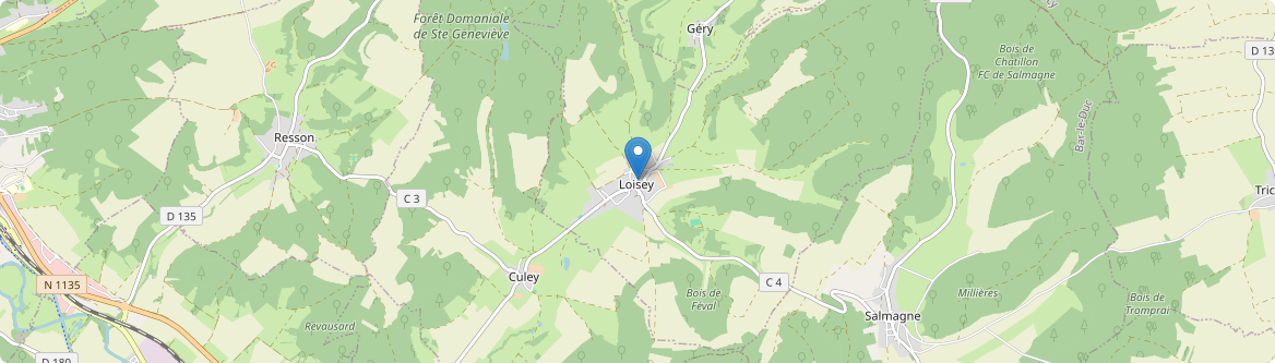 Loisey - Carte