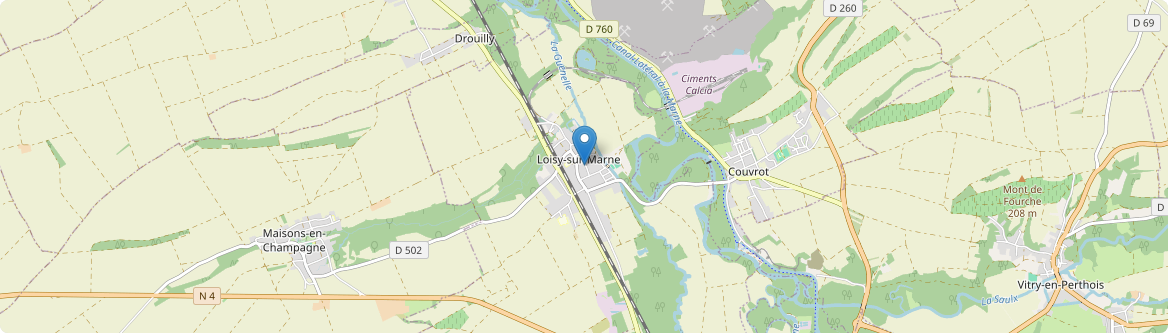 Loisy-sur-Marne - Carte