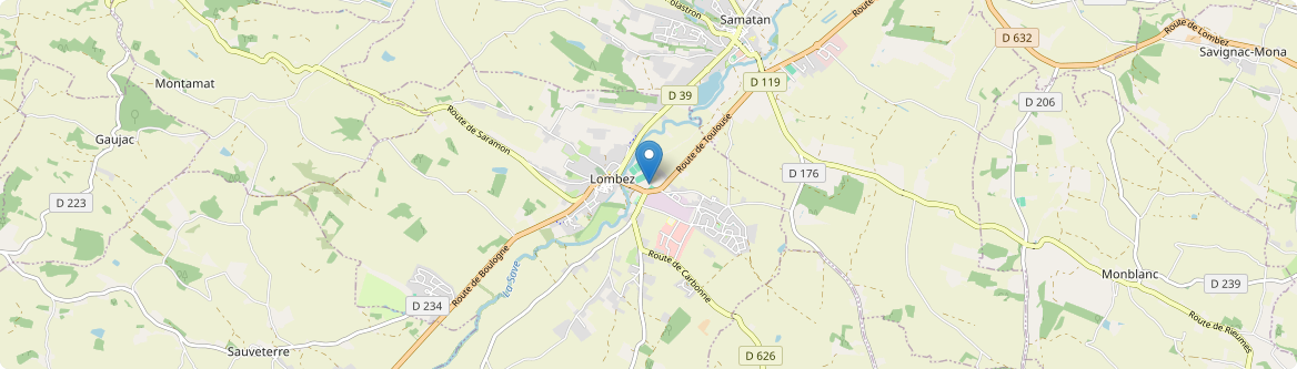 Lombez - Carte