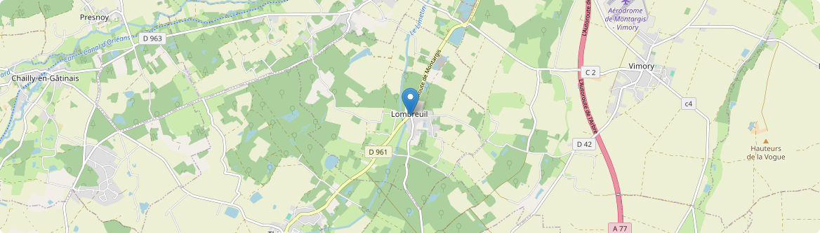 Lombreuil - Carte