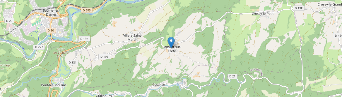 Lomont-sur-Crête - Carte