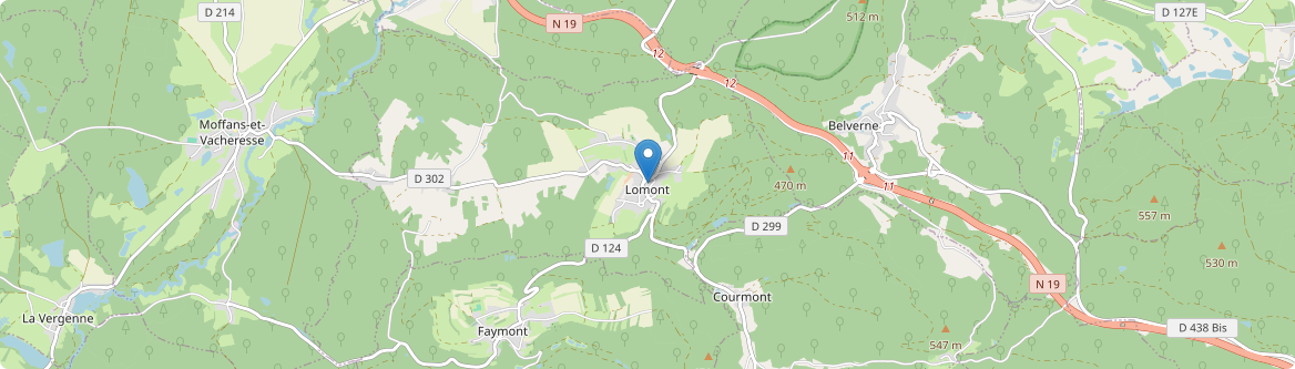 Lomont - Carte