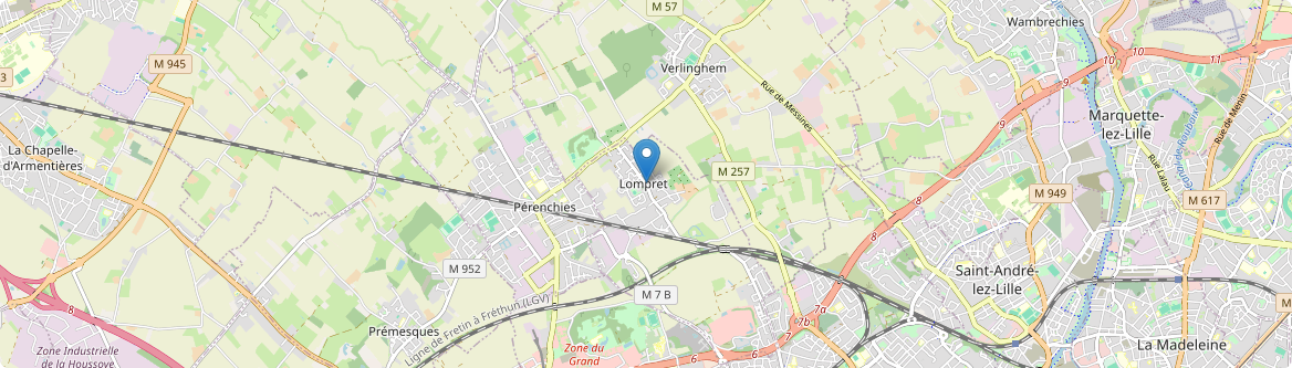 Lompret - Carte