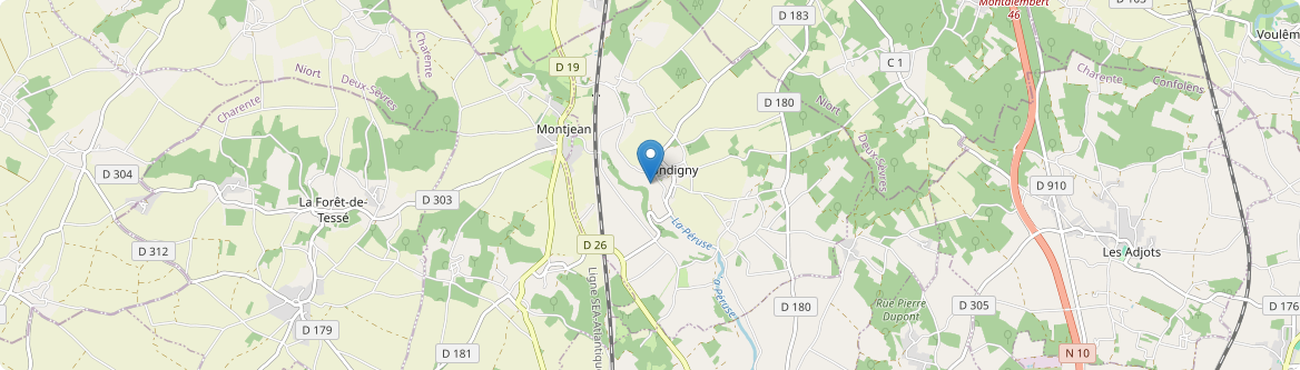 Londigny - Carte