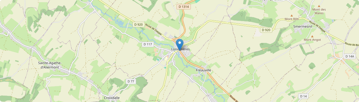 Londinières - Carte