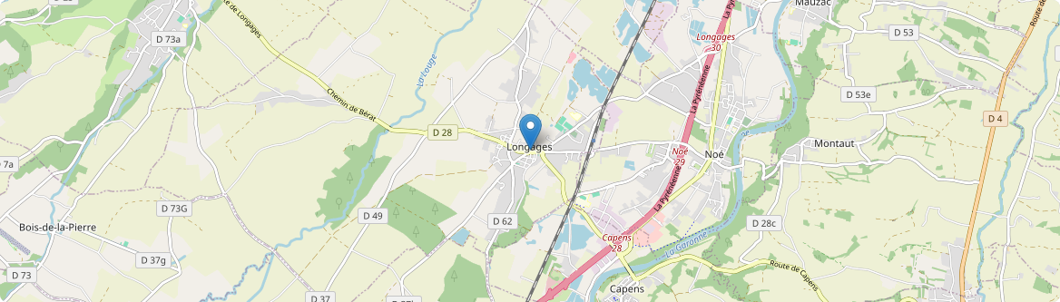 Longages - Carte