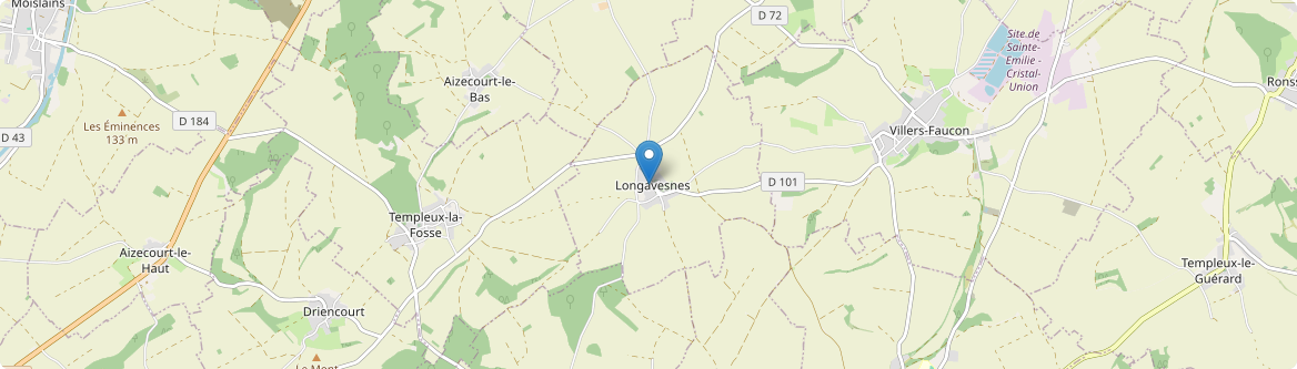 Longavesnes - Carte