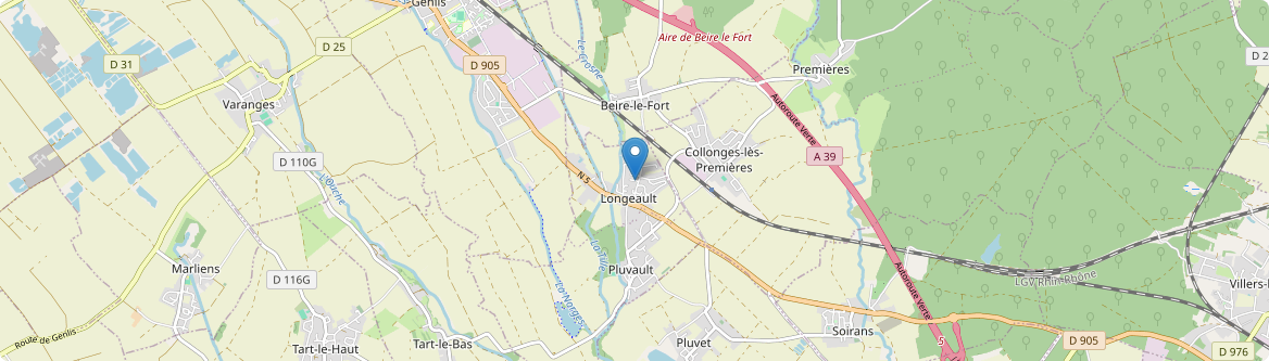 Longeault-Pluvault - Carte