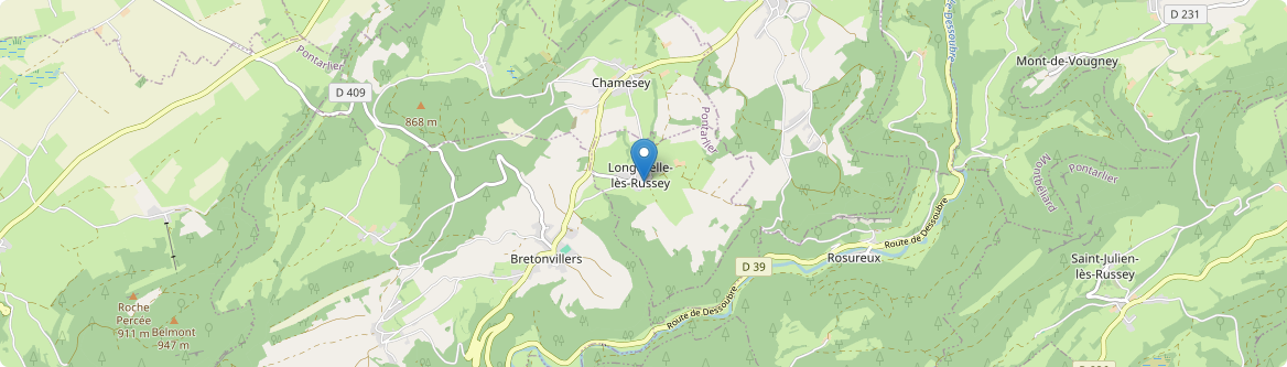 Longevelle-lès-Russey - Carte