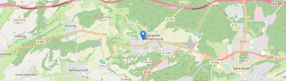 Longeville-lès-Saint-Avold - Carte