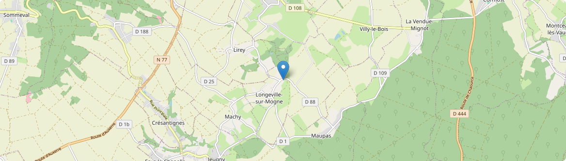 Longeville-sur-Mogne - Carte