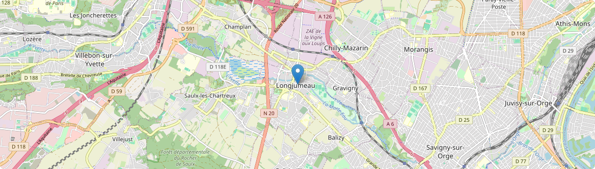 Longjumeau - Carte