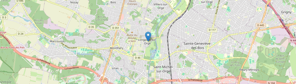 Longpont-sur-Orge - Carte