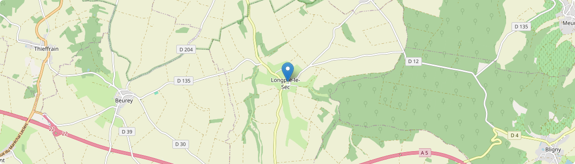 Longpré-le-Sec - Carte