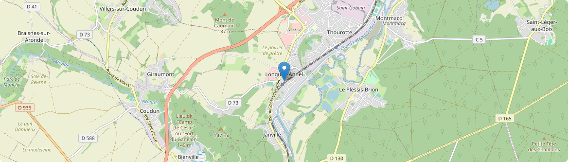 Longueil-Annel - Carte