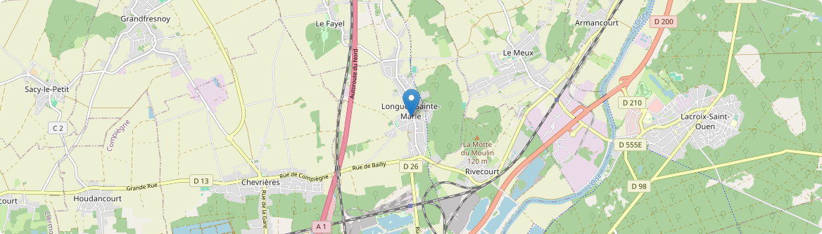 Longueil-Sainte-Marie - Carte