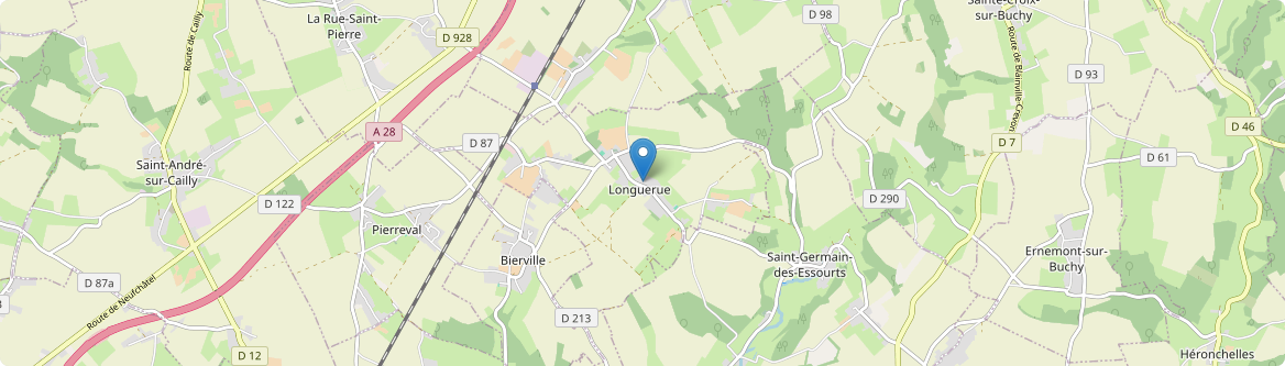 Longuerue - Carte