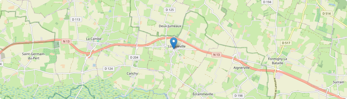 Longueville - Carte