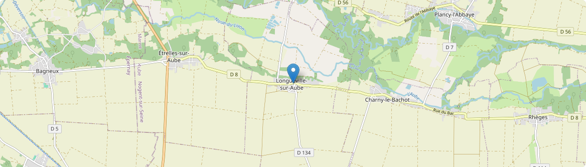 Longueville-sur-Aube - Carte