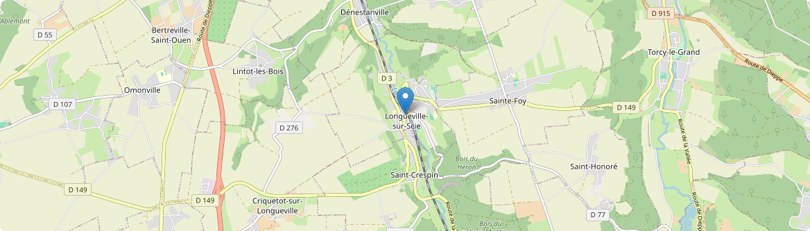 Longueville-sur-Scie - Carte
