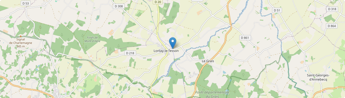 Lonlay-le-Tesson - Carte
