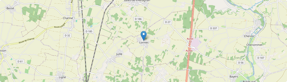 Lonnes - Carte