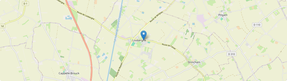 Looberghe - Carte