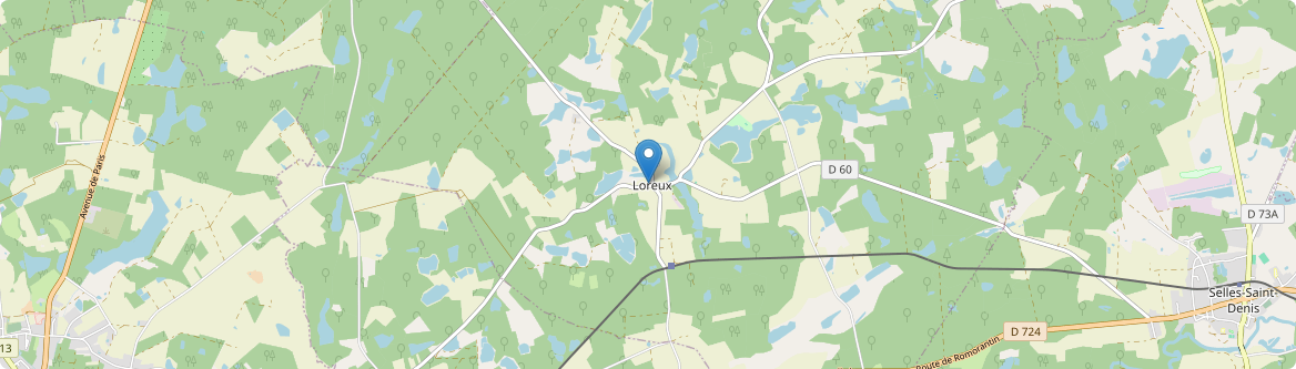Loreux - Carte