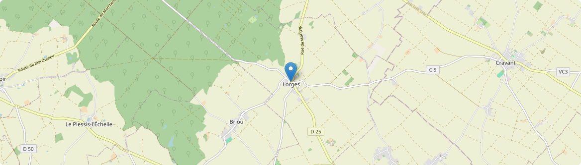 Lorges - Carte