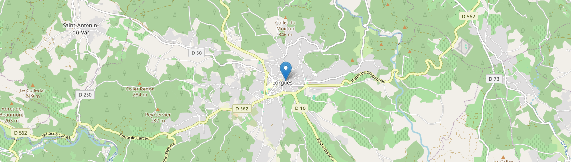 Lorgues - Carte