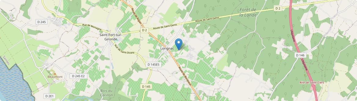 Lorignac - Carte
