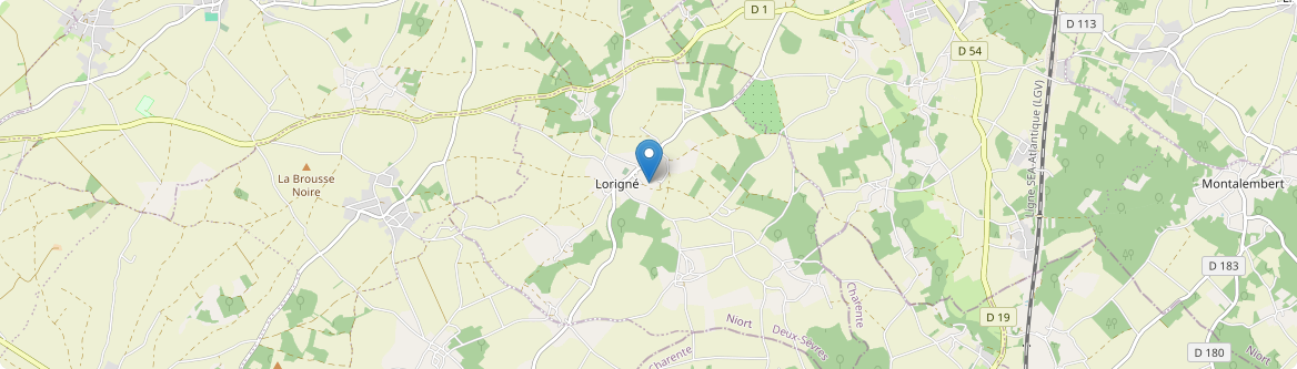 Lorigné - Carte