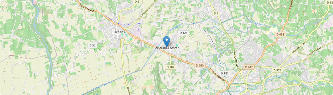 Loriol-du-Comtat - Carte