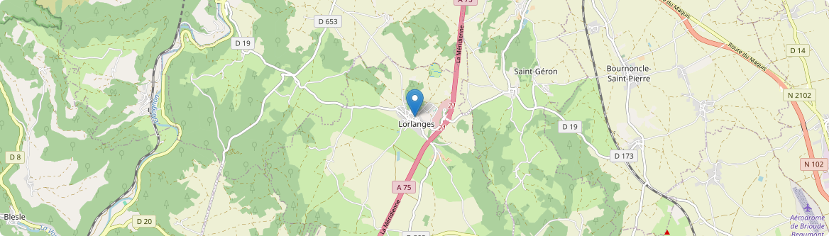 Lorlanges - Carte