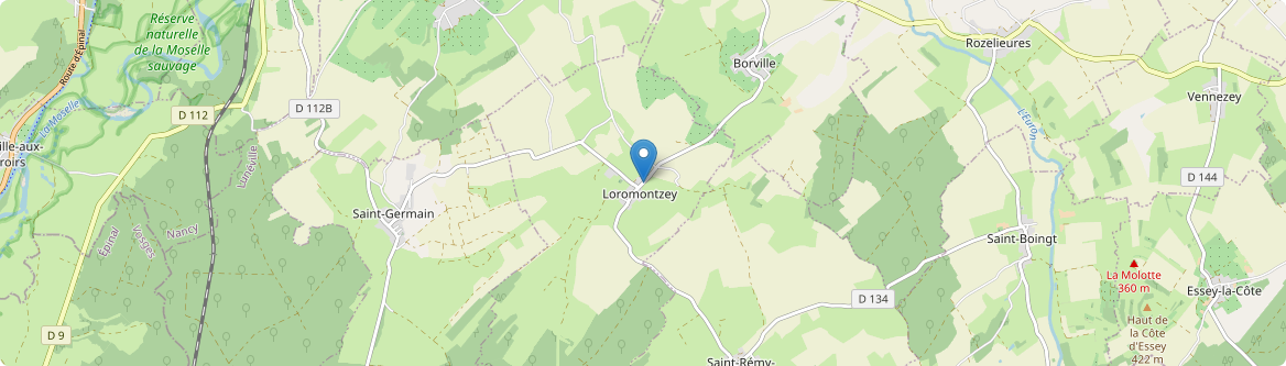 Loromontzey - Carte