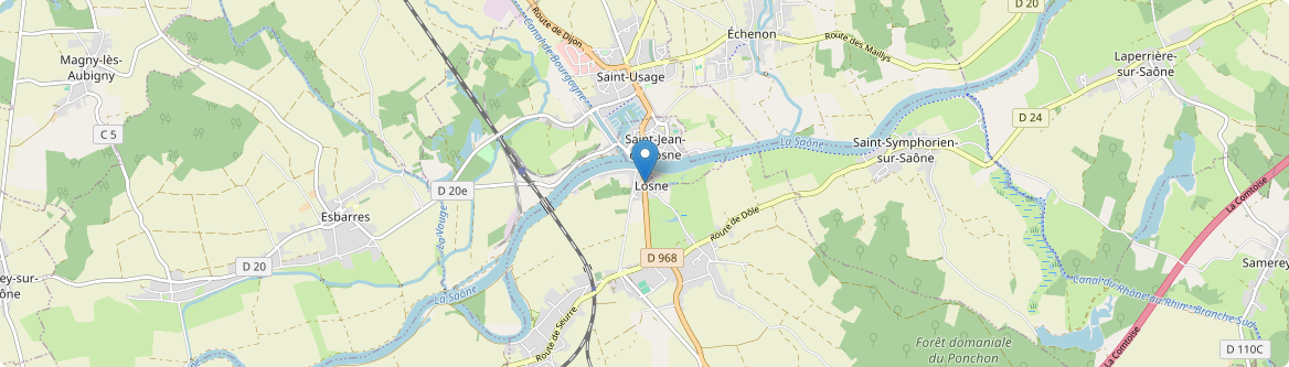Losne - Carte