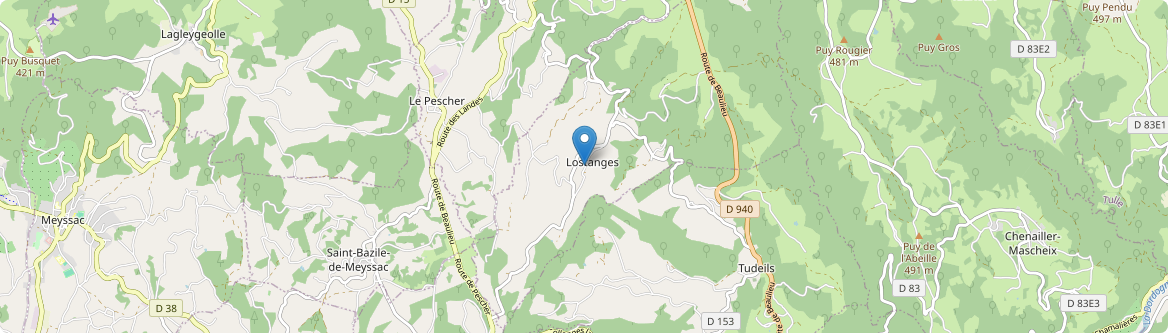 Lostanges - Carte