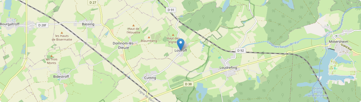Lostroff - Carte