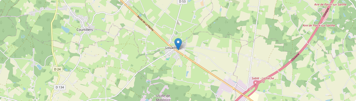Louailles - Carte