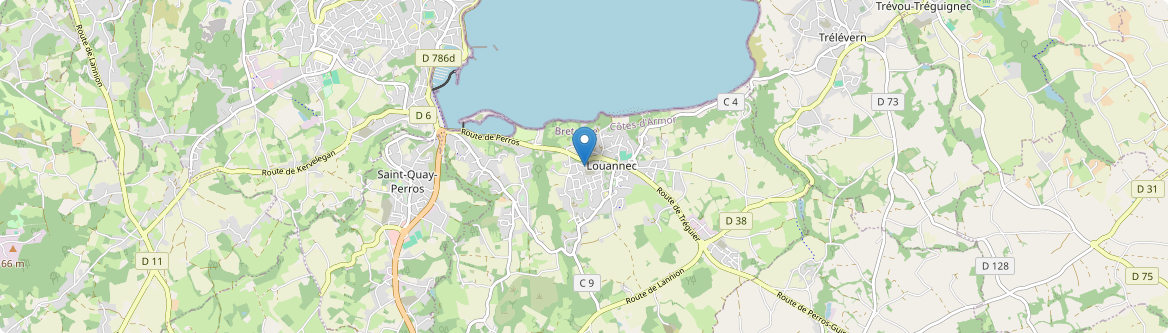 Louannec - Carte