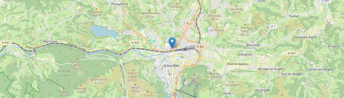 Loubajac - Carte