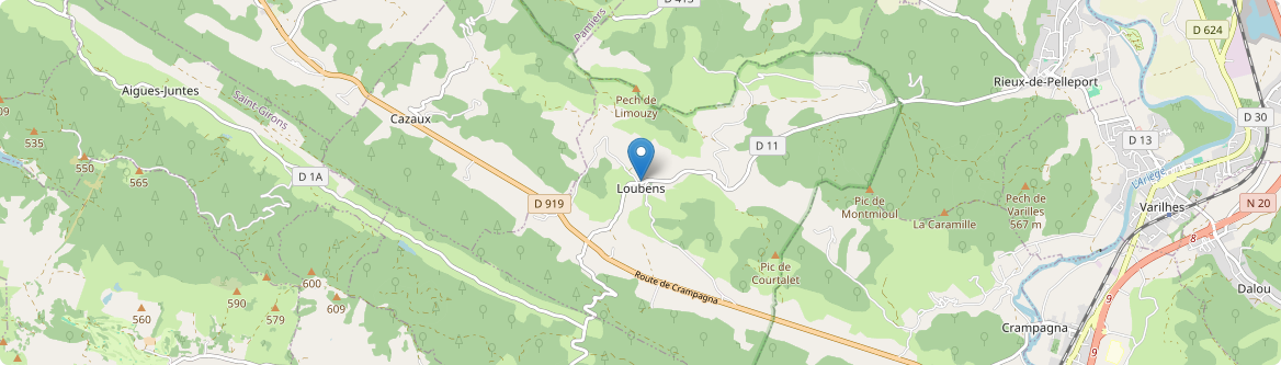 Loubens - Carte