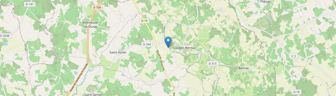 Loubès-Bernac - Carte