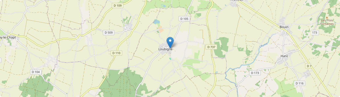 Loubigné - Carte