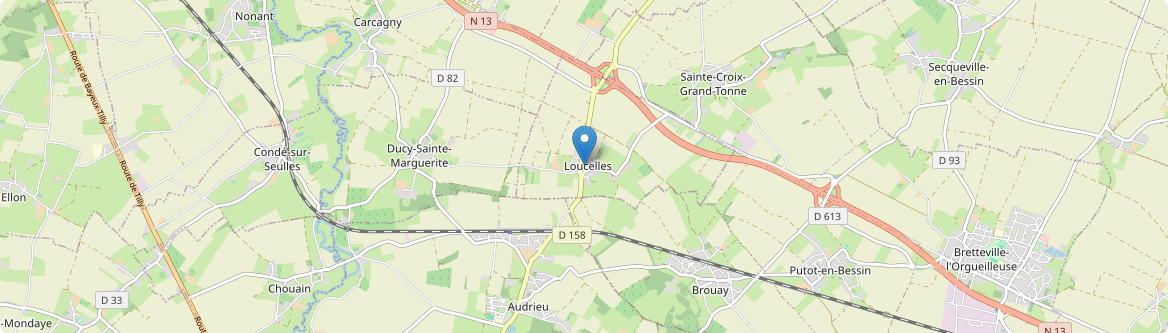 Loucelles - Carte