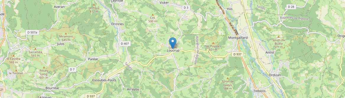 Loucrup - Carte