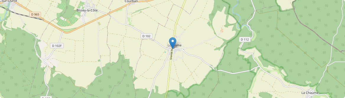 Louesme - Carte
