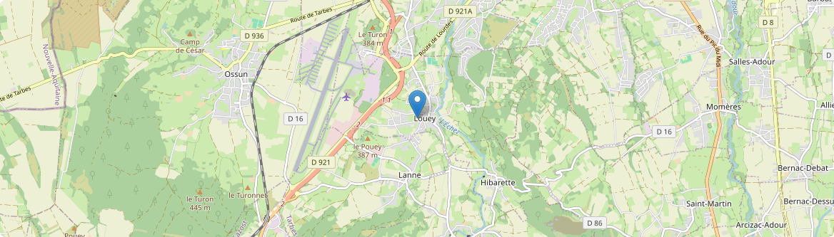 Louey - Carte