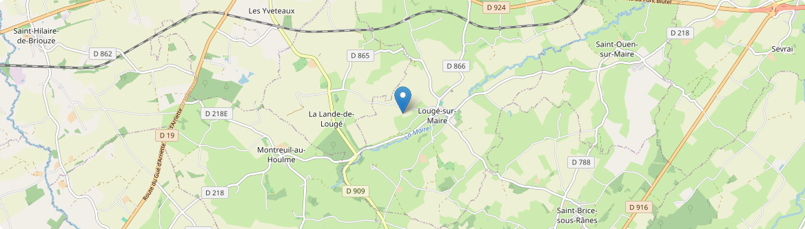Lougé-sur-Maire - Carte