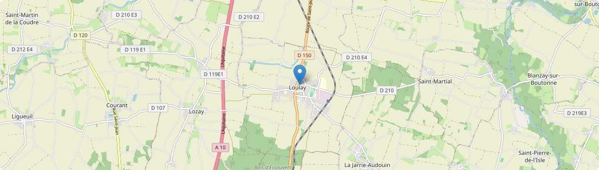 Loulay - Carte